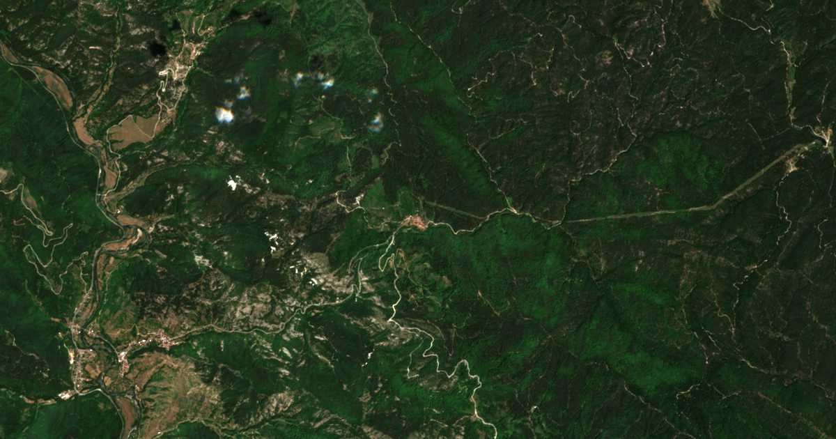 Сателитна карта на Осеново