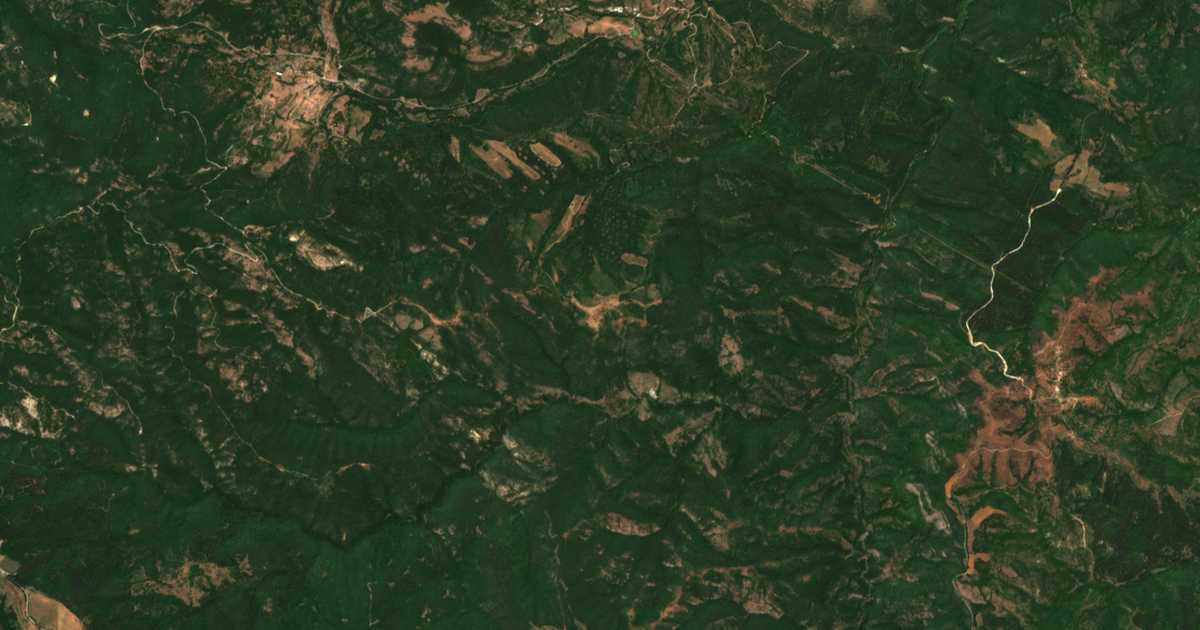 Сателитна карта на Брусевци