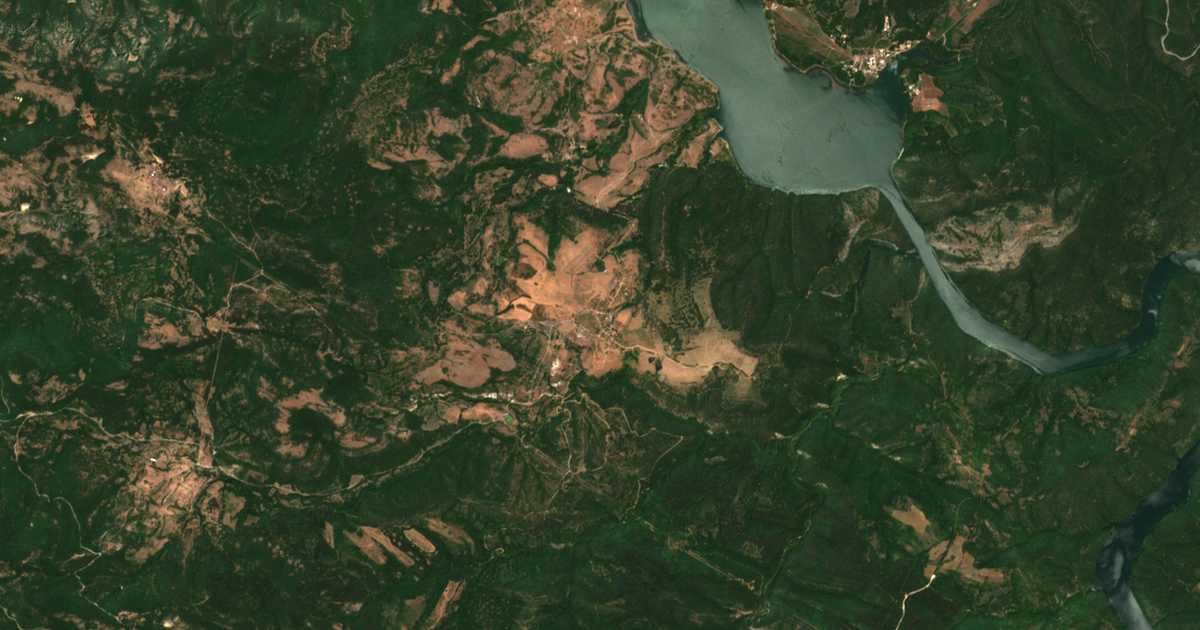 Сателитна карта на Сеноклас