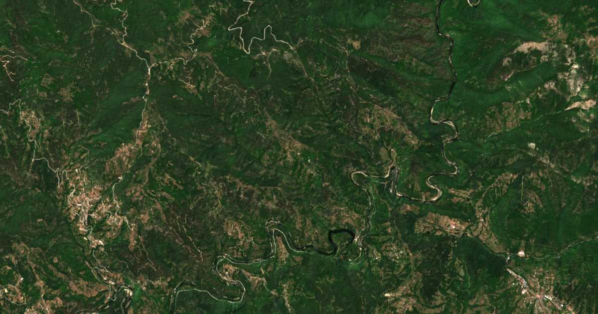Сателитна карта на Мусево