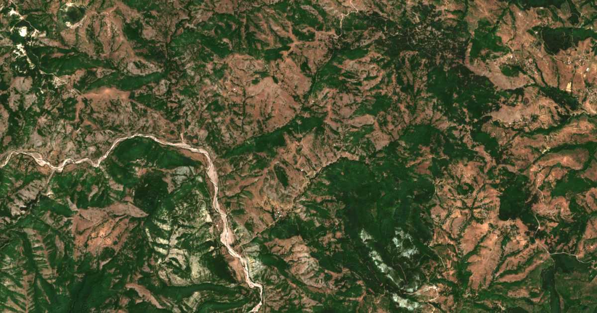 Сателитна карта на Босилица