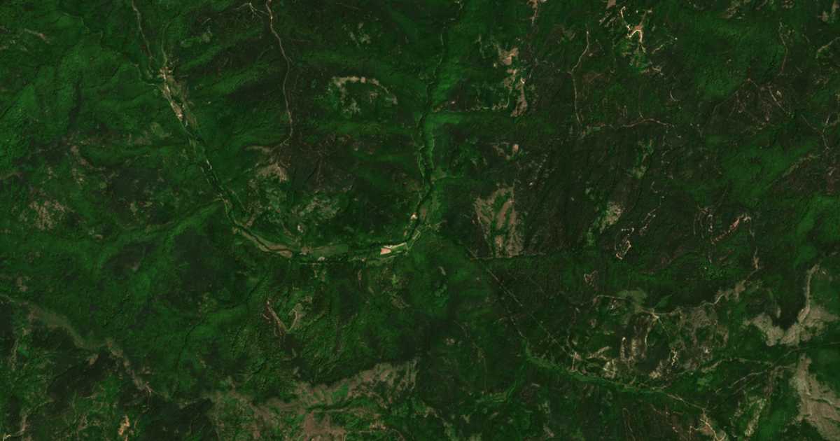 Сателитна карта на Раково
