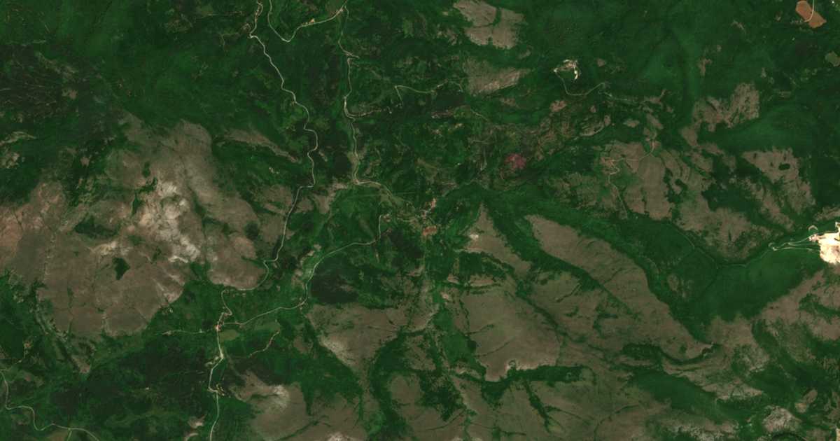 Сателитна карта на Добри дол