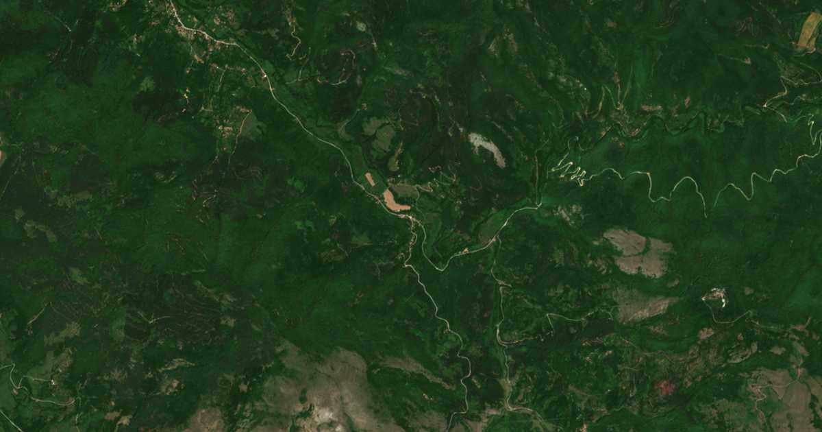 Сателитна карта на Габрешевци