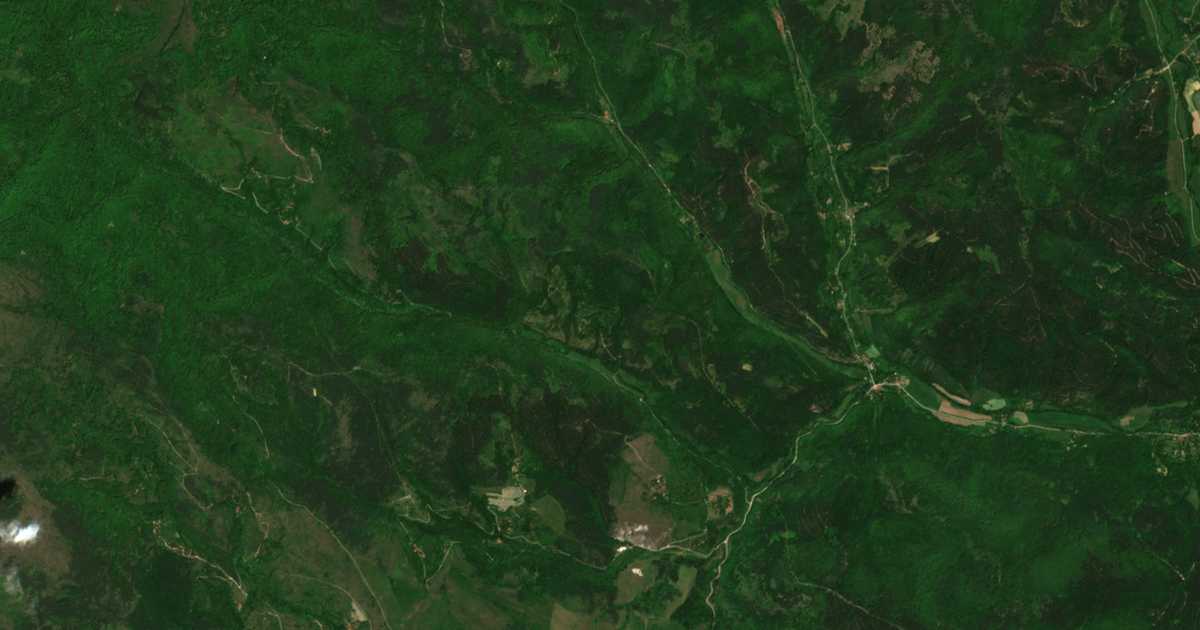 Сателитна карта на Горно Кобиле