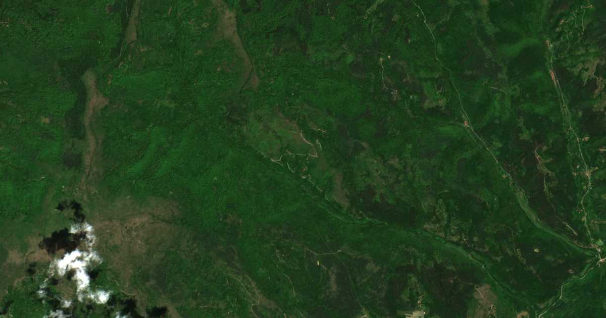 Сателитна карта на Метохия