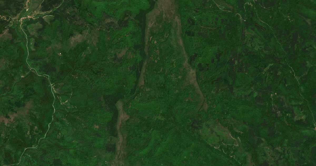 Сателитна карта на Побит камък