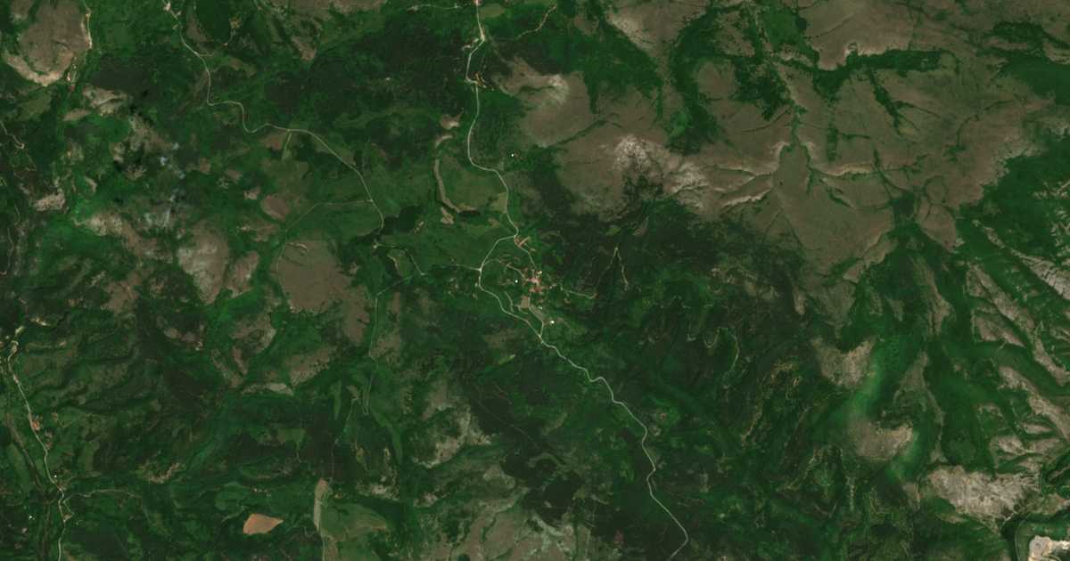 Сателитна карта на Злогош