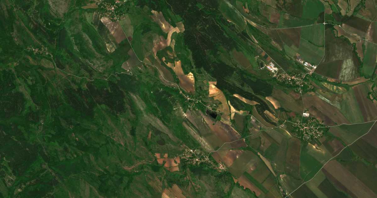 Сателитна карта на Брезнишки извор