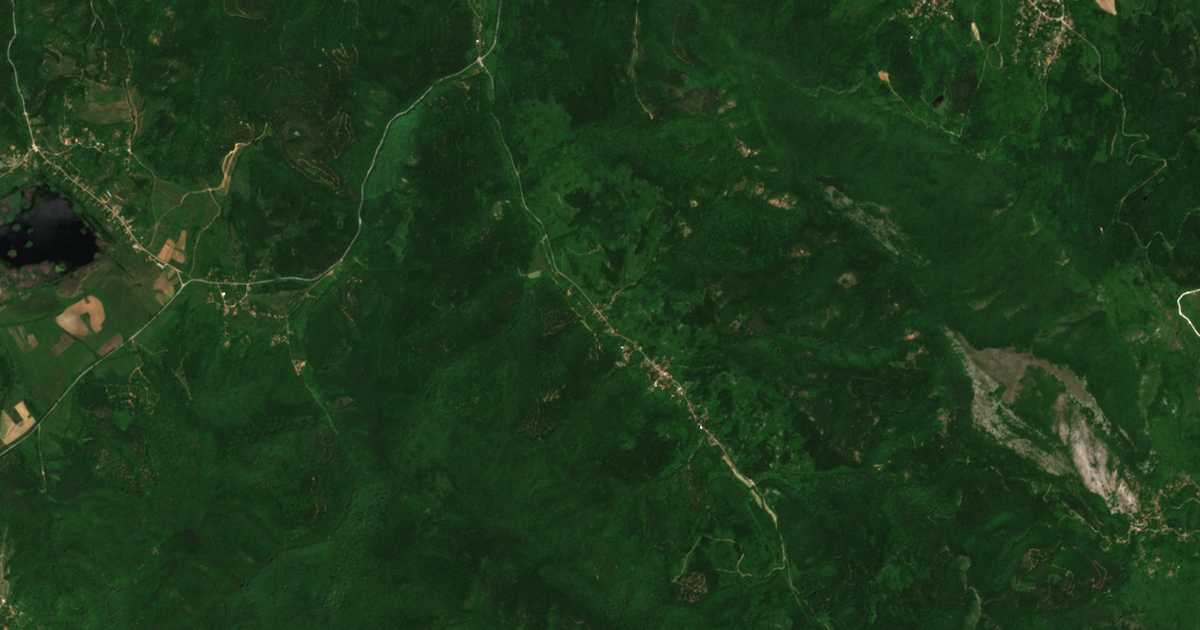 Сателитна карта на Углярци
