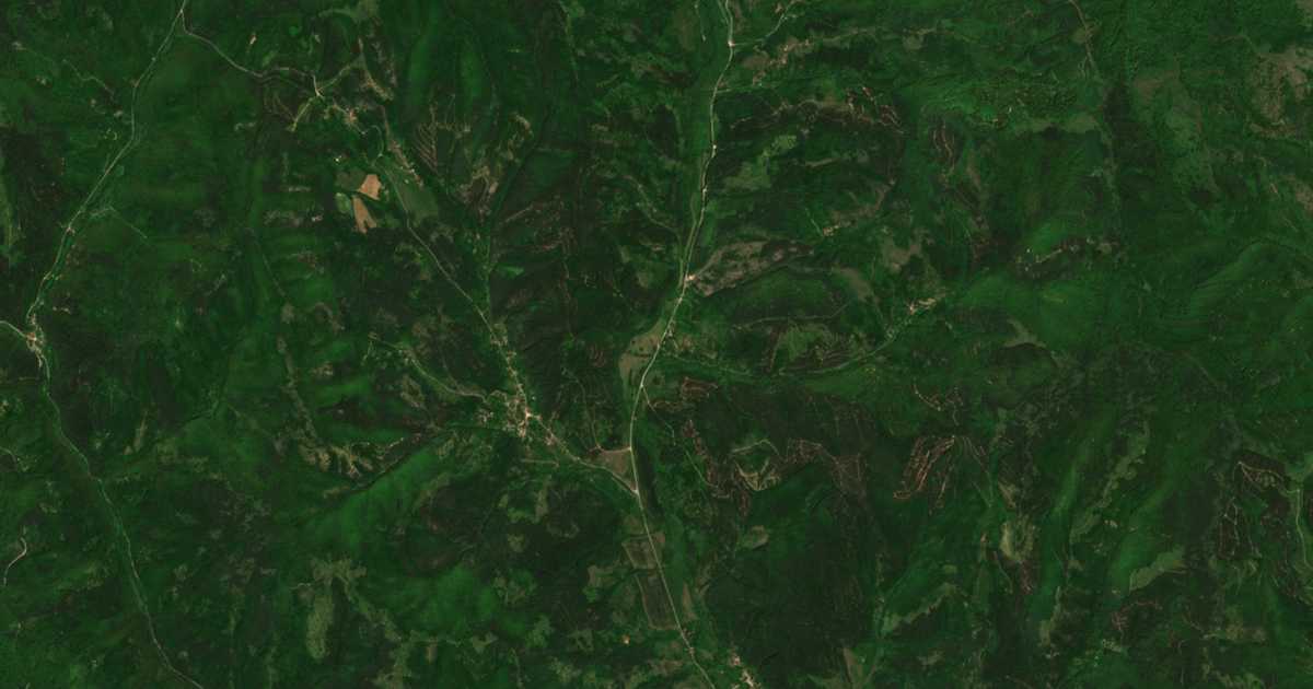 Сателитна карта на Видрар