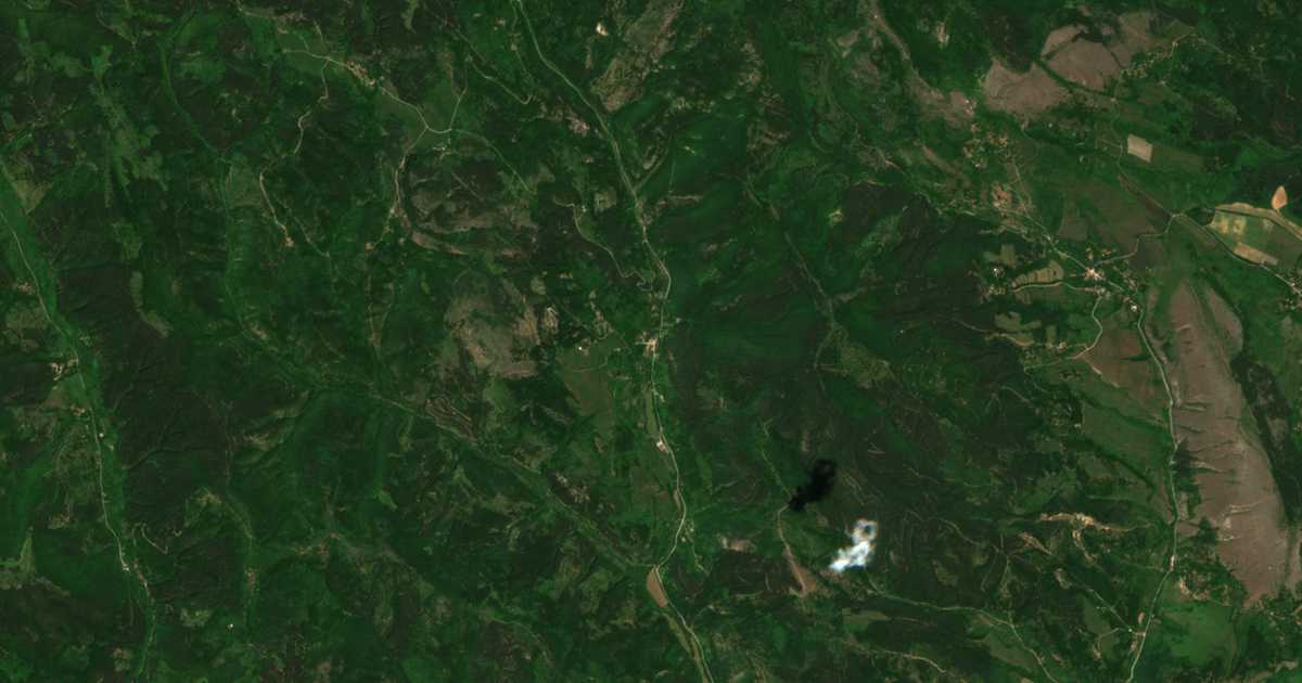 Сателитна карта на Горна Глоговица