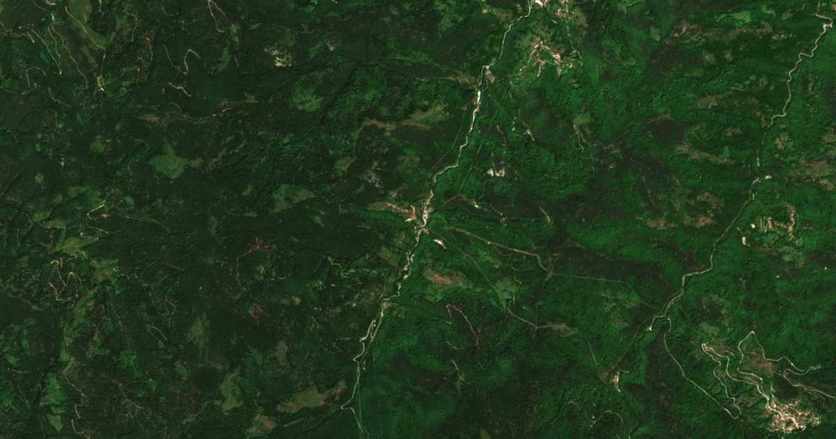 Сателитна карта на Здравец