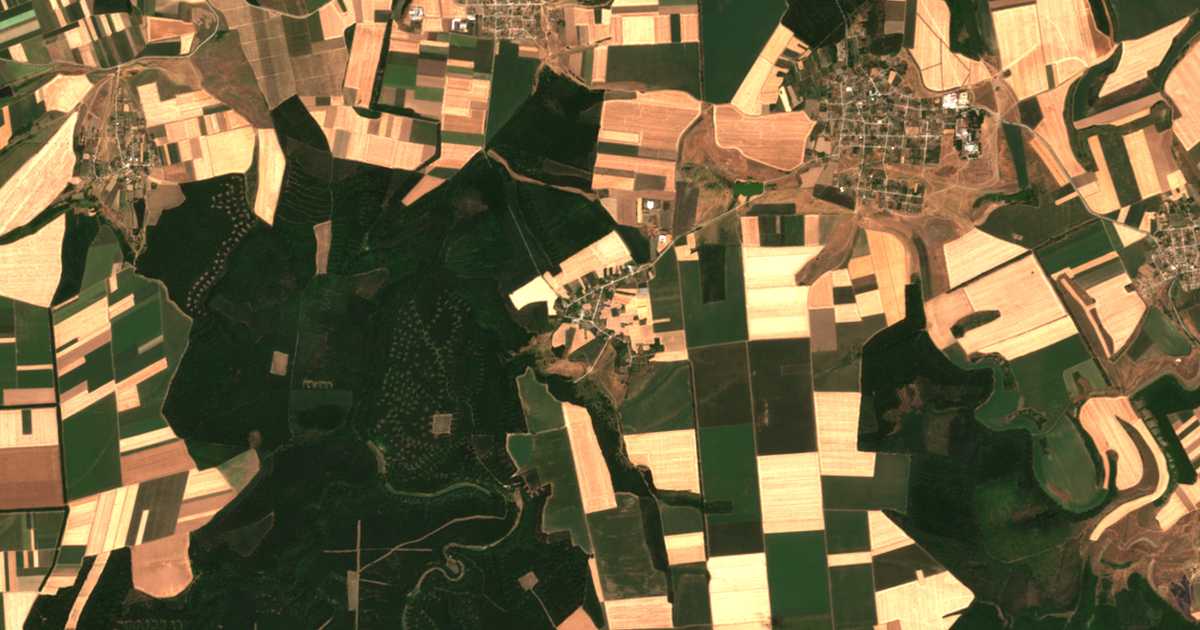 Сателитна карта на Ирник