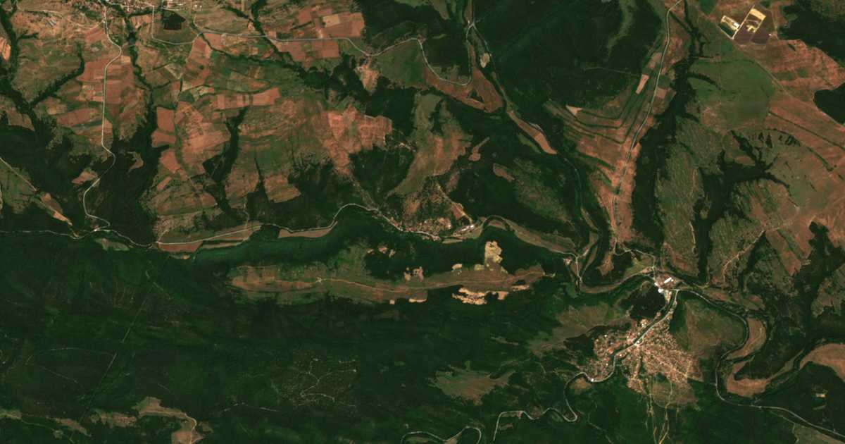 Сателитна карта на Катунище