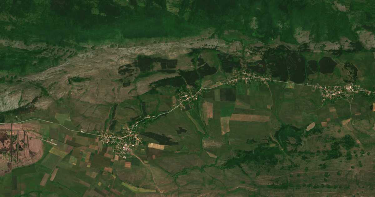 Сателитна карта на Раяновци