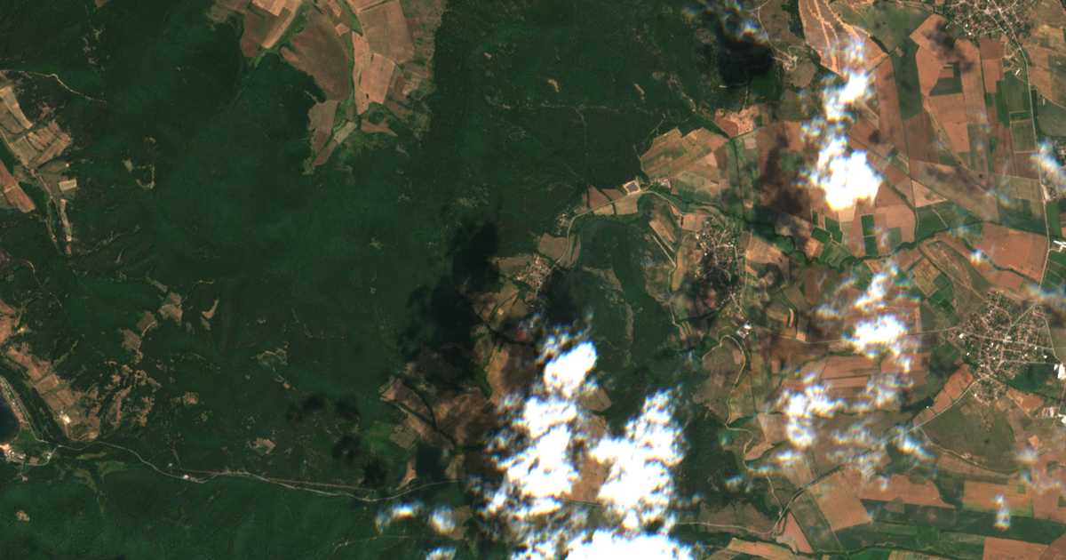 Сателитна карта на Венковец