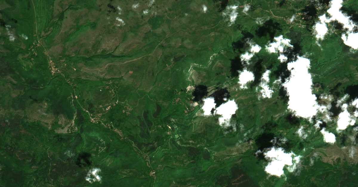 Сателитна карта на Добравица