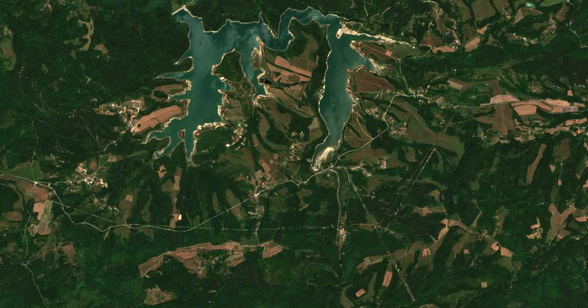 Сателитна карта на Баевци