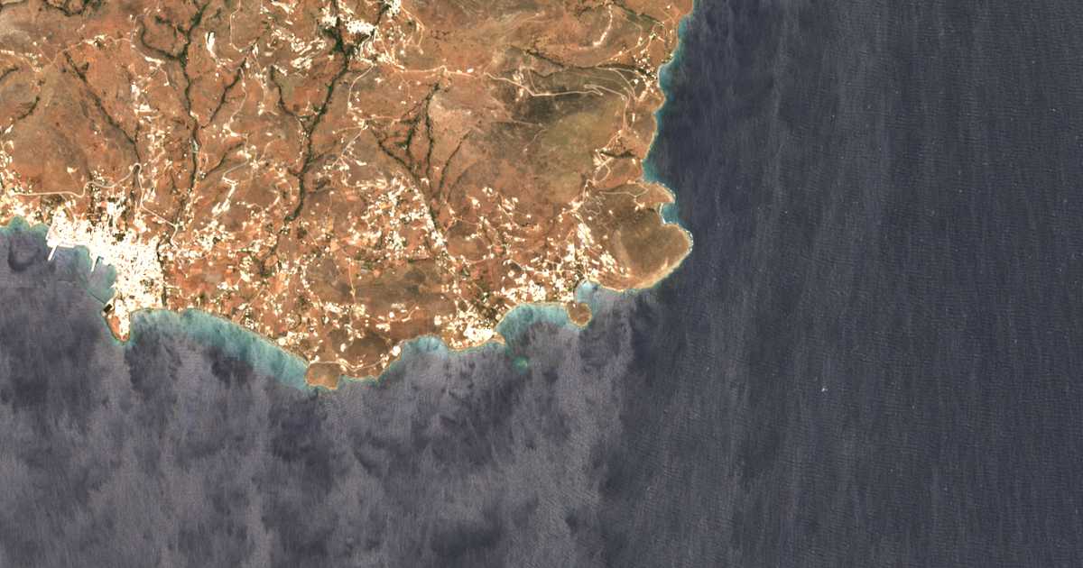 Сателитна карта на Лаути